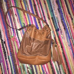 CATO Camel Bucket Purse